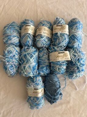 Bernat Soufflé 100% Nylon Yarn Bundle